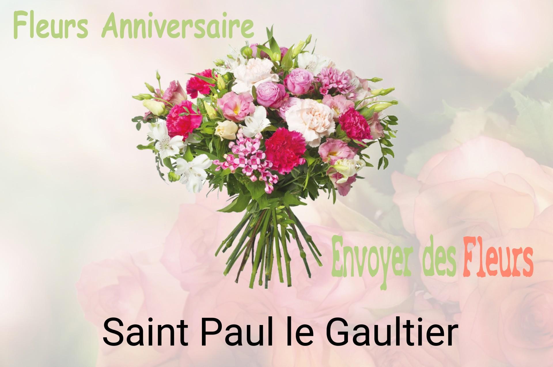 Bouquet de fleurs d’anniversaire livré à Saint-Paul-le-Gaultier