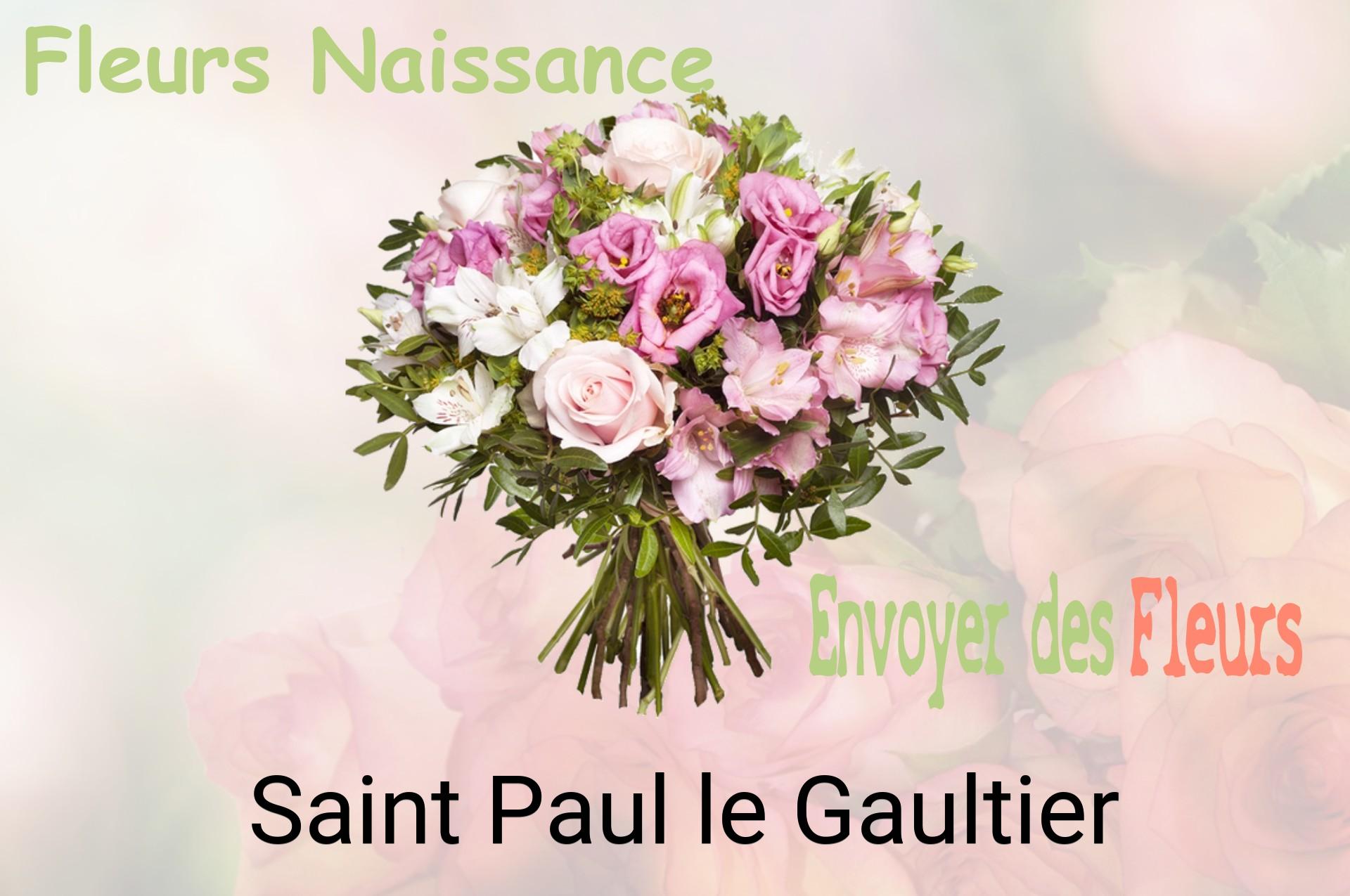 Bouquet de fleurs de naissance livré à Saint-Paul-le-Gaultier