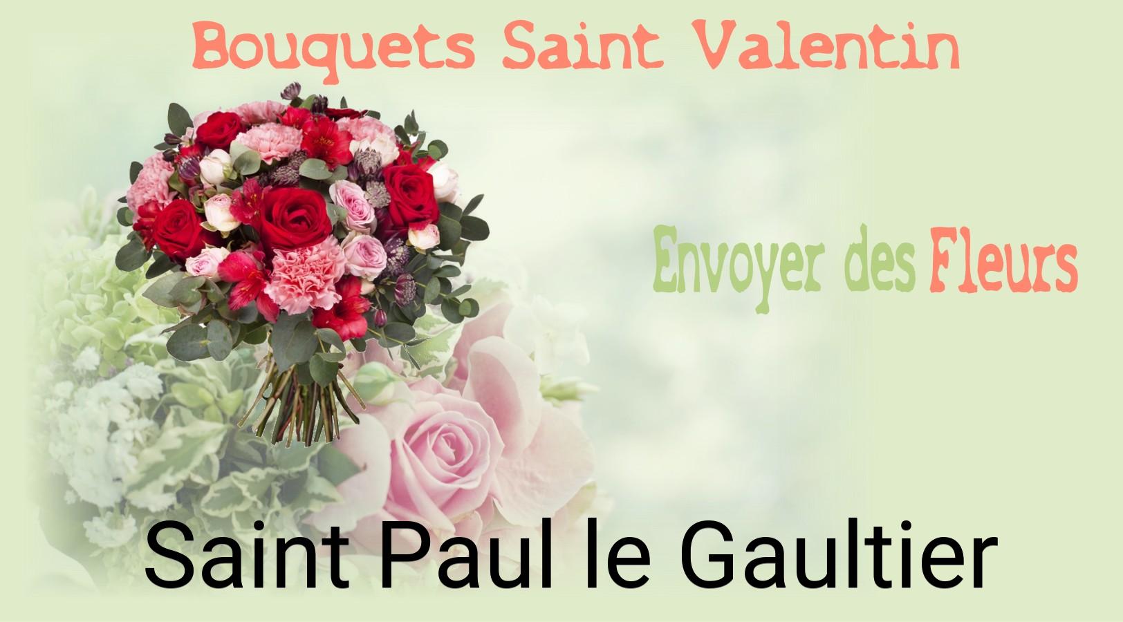 Roses de Saint-Valentin livrées à Saint-Paul-le-Gaultier